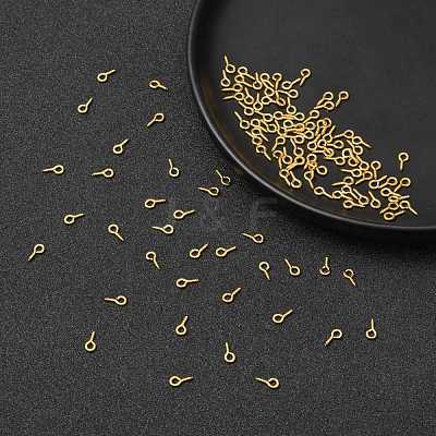 Iron Screw Eye Pin Peg Bails X-E561Y-G-FF-1