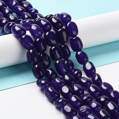 Natural White Jade Beads Strands G-E614-B01-05-1