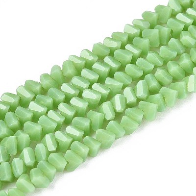 Opaque Glass Beads Strands GLAA-N019-4mm-16-1