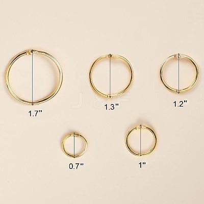 Iron Loose Leaf Book Binder Hinged Rings IFIN-PH0023-03-1