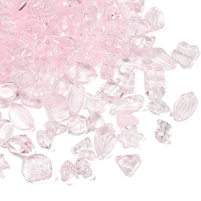 Gradient Color Transparent Glass Beads GLAA-B026-01C-1