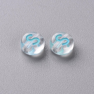Transparent Clear Acrylic Beads MACR-N008-44F-1