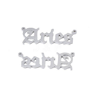 Non-Tarnish 304 Stainless Steel Connector Charms STAS-N095-136D-1