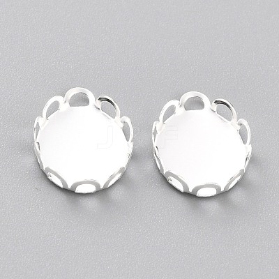 304 Stainless Steel Charms Cabochon Settings STAS-Y001-11S-1