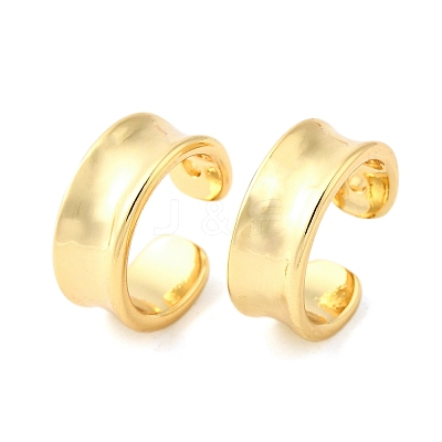 Brass Cuff Earrings EJEW-K309-16G-1