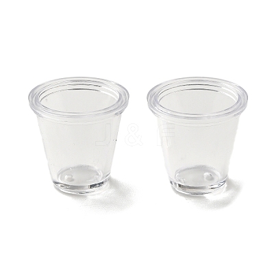 Transparent Plastic Cup AJEW-XCP0002-42-1