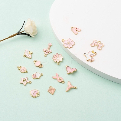 Alloy Enamel Pendants ENAM-YW0001-20-1
