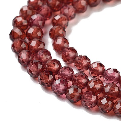Natural Garnet Beads Strands X-G-B088-C11-03-1