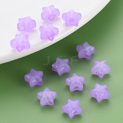 Imitation Jelly Acrylic Beads MACR-S373-45-E04-1
