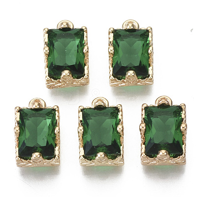 Glass Rhinestone Pendants GLAA-N038-20C-1