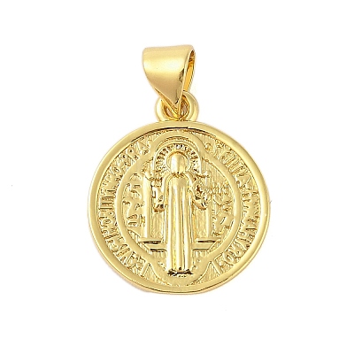Rack Plating Brass Pendants KK-S380-34G-01-1