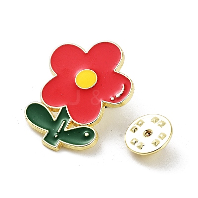 Golden Alloy Brooches JEWB-C032-03D-G-1