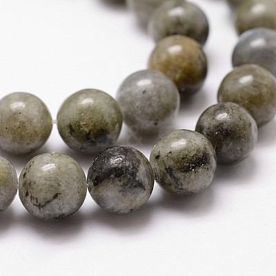 Natural Labradorite Bead Strands G-G735-29-6mm-1