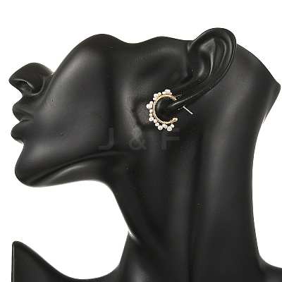 304 Stainless Steel Stud Earrings EJEW-JE07378-1