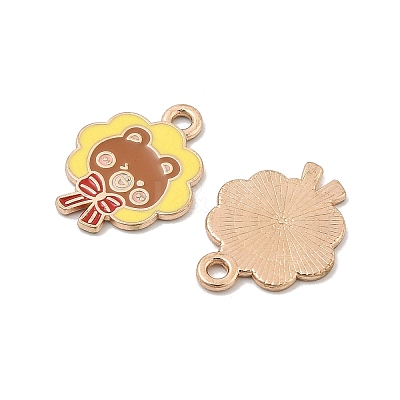 Animal Forest Theme Zinc Alloy Enamel Pendants FIND-Z065-01E-1