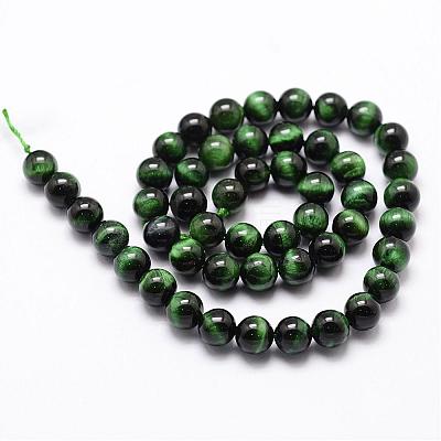 Natural Tiger Eye Bead Strands G-D840-54-8mm-01-1