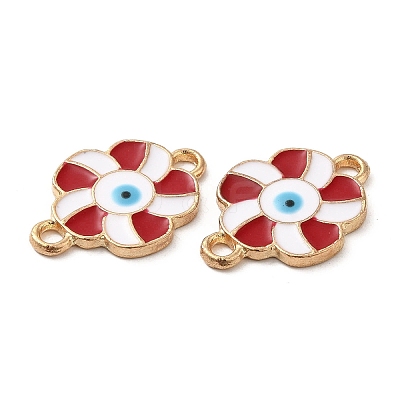 Alloy Enamel Connector Charms ENAM-Z006-01KCG-1