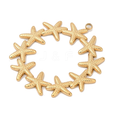 304 Stainless Steel Pendants STAS-C121-47A-G-1