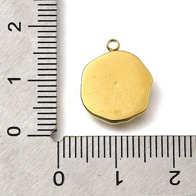 304 Stainless Steel Pendants STAS-R153-03G-05-1