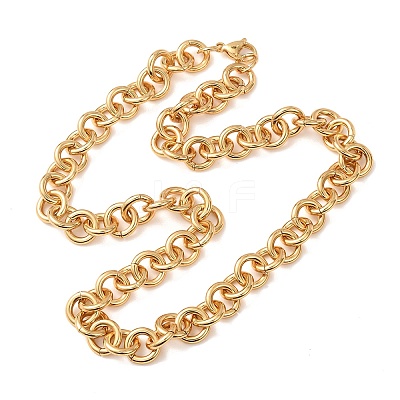 11.5MM 304 Stainless Steel Ring Link Chain Necklaces SA-CBA4160-19G-1