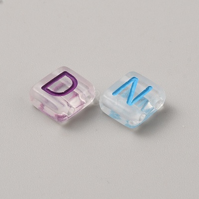 500 Bags Transparent Acrylic Beads MACR-NB0001-34-1