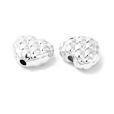 Plating CCB Plastic Waffle Beads LS-X-PACR-C004-08P-1