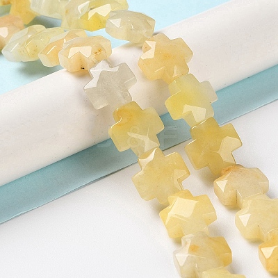 Natural Topaz Jade Beads Strands G-K357-C01-01-1
