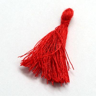 Handmade Polycotton(Polyester Cotton) Tassel Decorations OCOR-Q024-10-1
