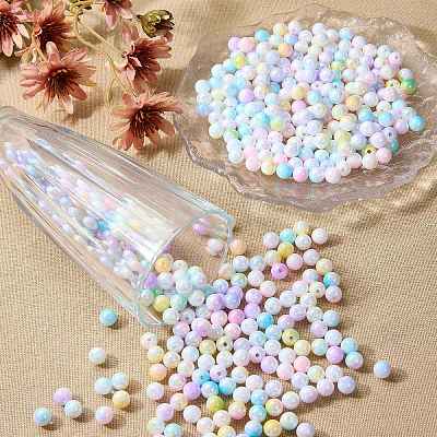 115G Opaque Acrylic Beads OACR-SZ0001-65A-1