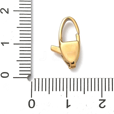 304 Stainless Steel Lobster Claw Clasps STAS-B089-01G-G-1