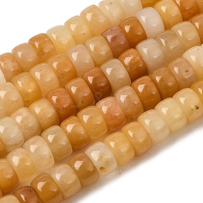 Natural Topaz Jade Beads Strands GG-CBA792A-G01-4x7mm-1