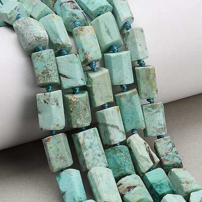 Natural Peruvian Turquoise(Jasper) Beads Strands G-NH0072-E04-02-1
