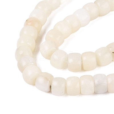 Natural White African Opal Beads Strands G-Q616-02A-01-1