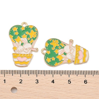 Animal Forest Theme Zinc Alloy Enamel Pendants LS-FIND-Z065-01G-1