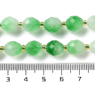 Natural Dyed White Jade Beads Strands G-N342-149A-01-1