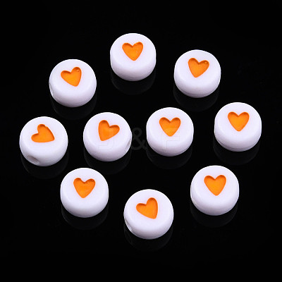 Opaque Acrylic Beads MACR-N008-57-1