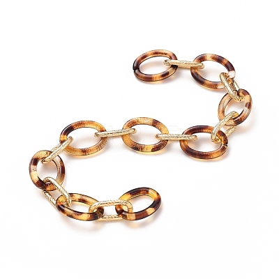 Handmade Transparent Acrylic Cable Chains AJEW-JB00700-02-1