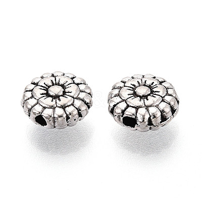 Tibetan Style Alloy Beads TIBEB-T004-12AS-1