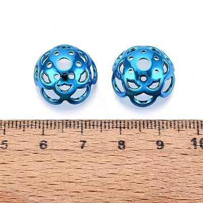 UV Plated ABS Bead Caps OACR-D316-04B-03-1