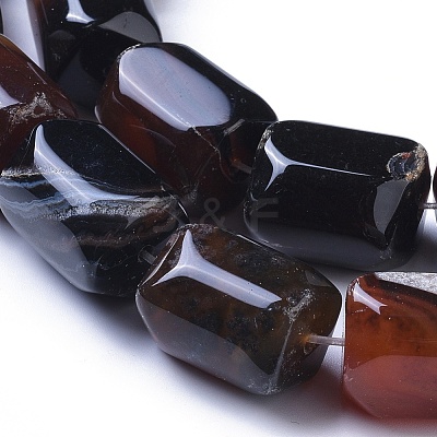 Natural Agate Beads Strands G-L542-B05-1