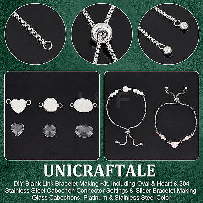 DIY Blank Link Bracelet Making Kit DIY-UN0005-26-1