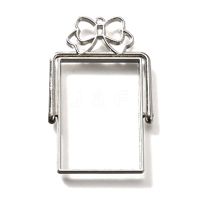 Alloy Open Back Bezel Pendants PALLOY-I223-10P-1