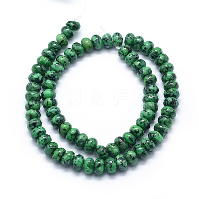Natural & Synthetic Gemstone Beads Strands G-E507-M-6mm-1