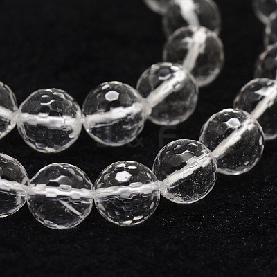 Natural Quartz Crystal Beads Strands G-D840-11-8mm-1