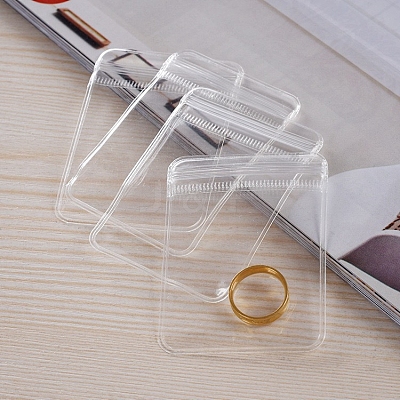 50Pcs Soft Plastic Resealable Bags PW-WG54203-03-1