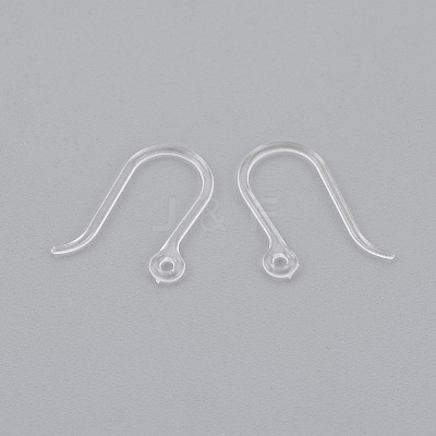 Resin Earring Hooks X-RESI-J021-10B-1
