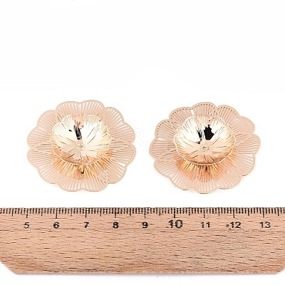 Brass Bead Caps KK-N278-06KCG-1