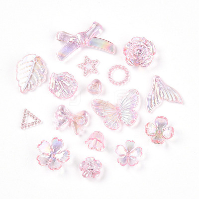 Transparent Acrylic Beads OACR-N137-73C-1