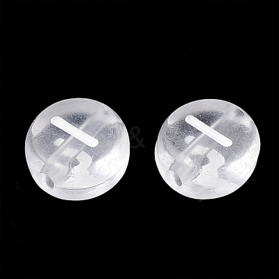 Transparent Acrylic Beads X-TACR-N002-04B-1