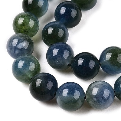 Dyed Natural White Jade Beads Strands G-T138-10mm-210-2-1